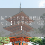 技研製作所の株価の目標はいくらですか？【未来予想図・成長戦略】